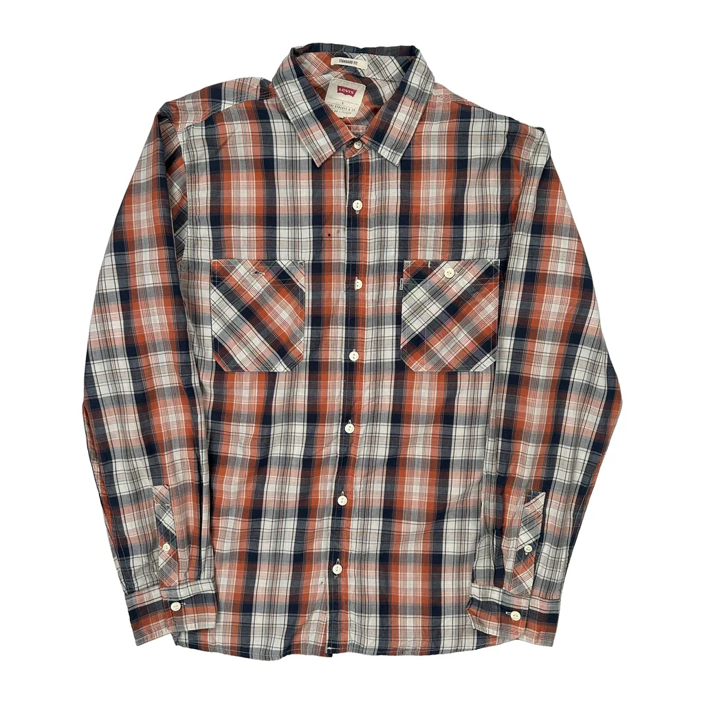 Levis Checked Shirt - Large Multicoloured Cotton
