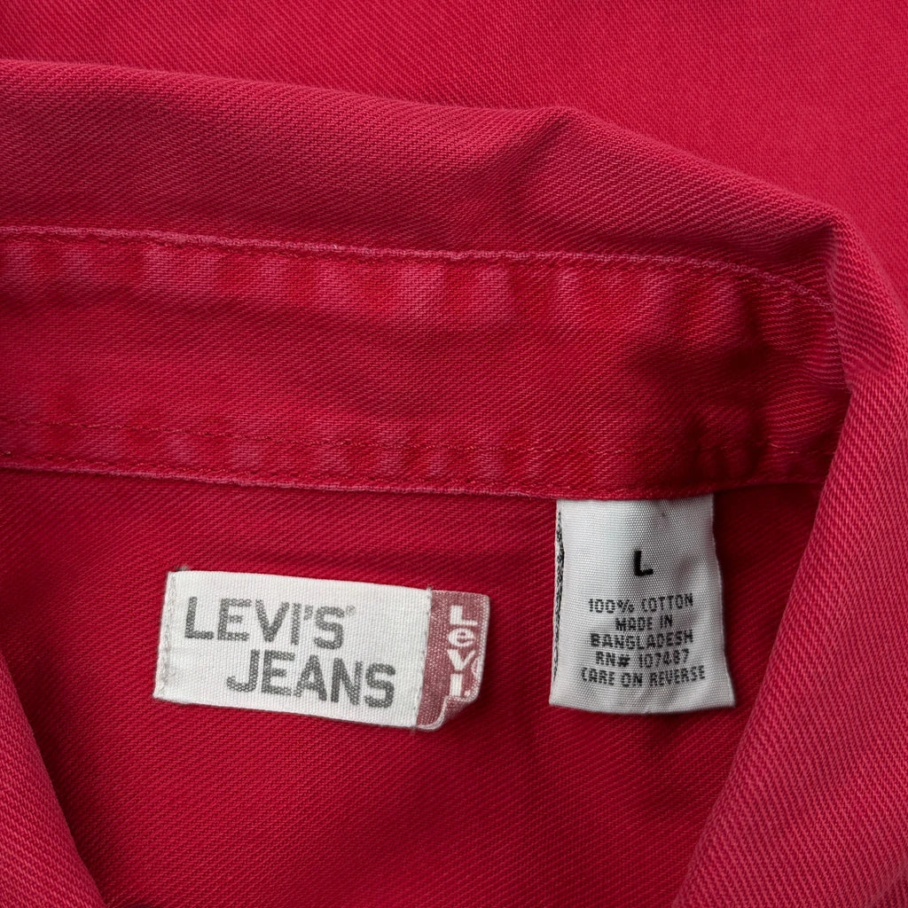 Levis Shirt - Large Red Cotton - Image 3