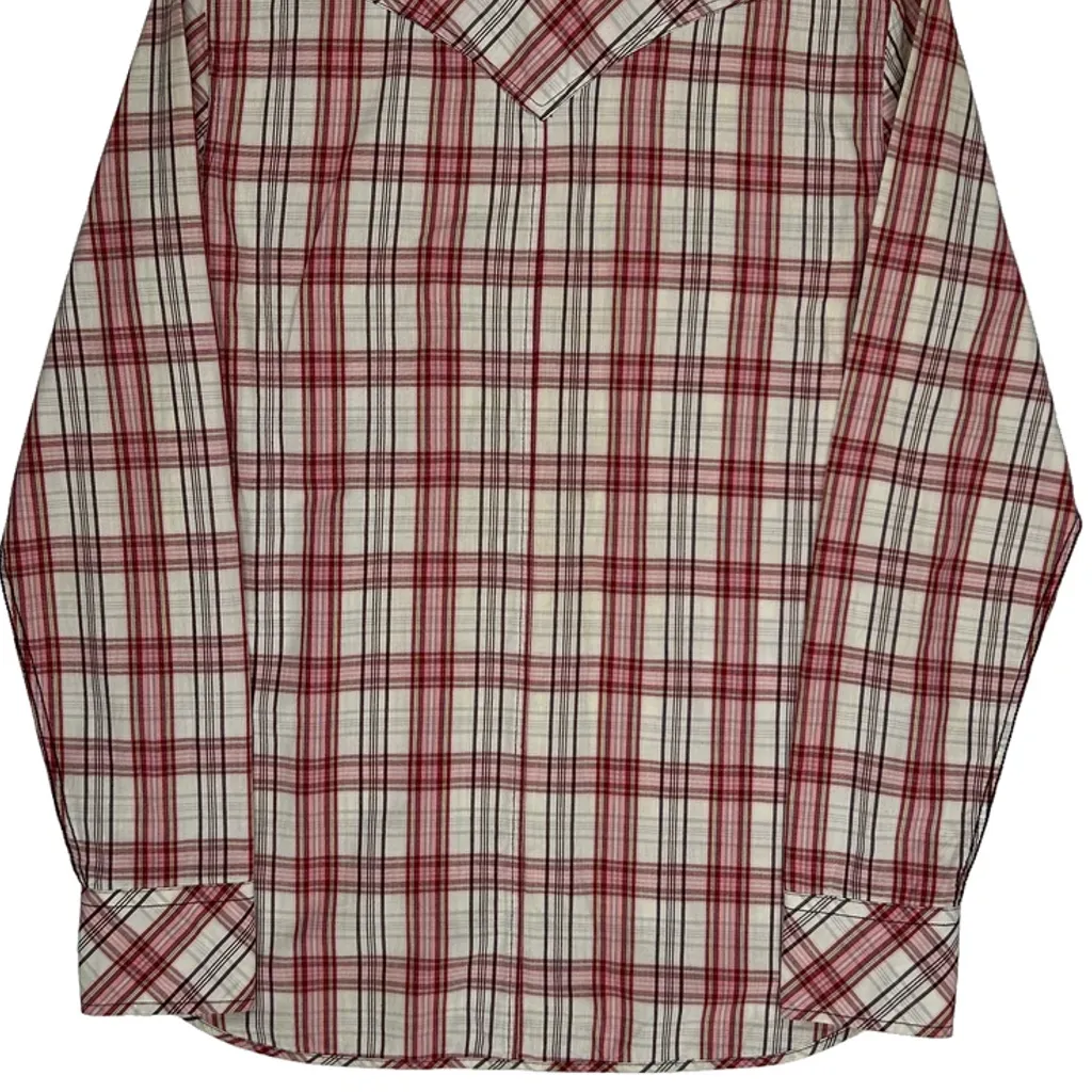 Levis Checked Shirt - Medium Red Cotton - Image 7