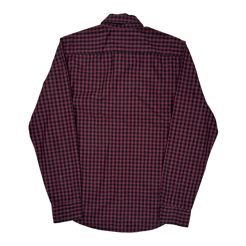 Levis Checked Shirt - Small Red Cotton - Image 2
