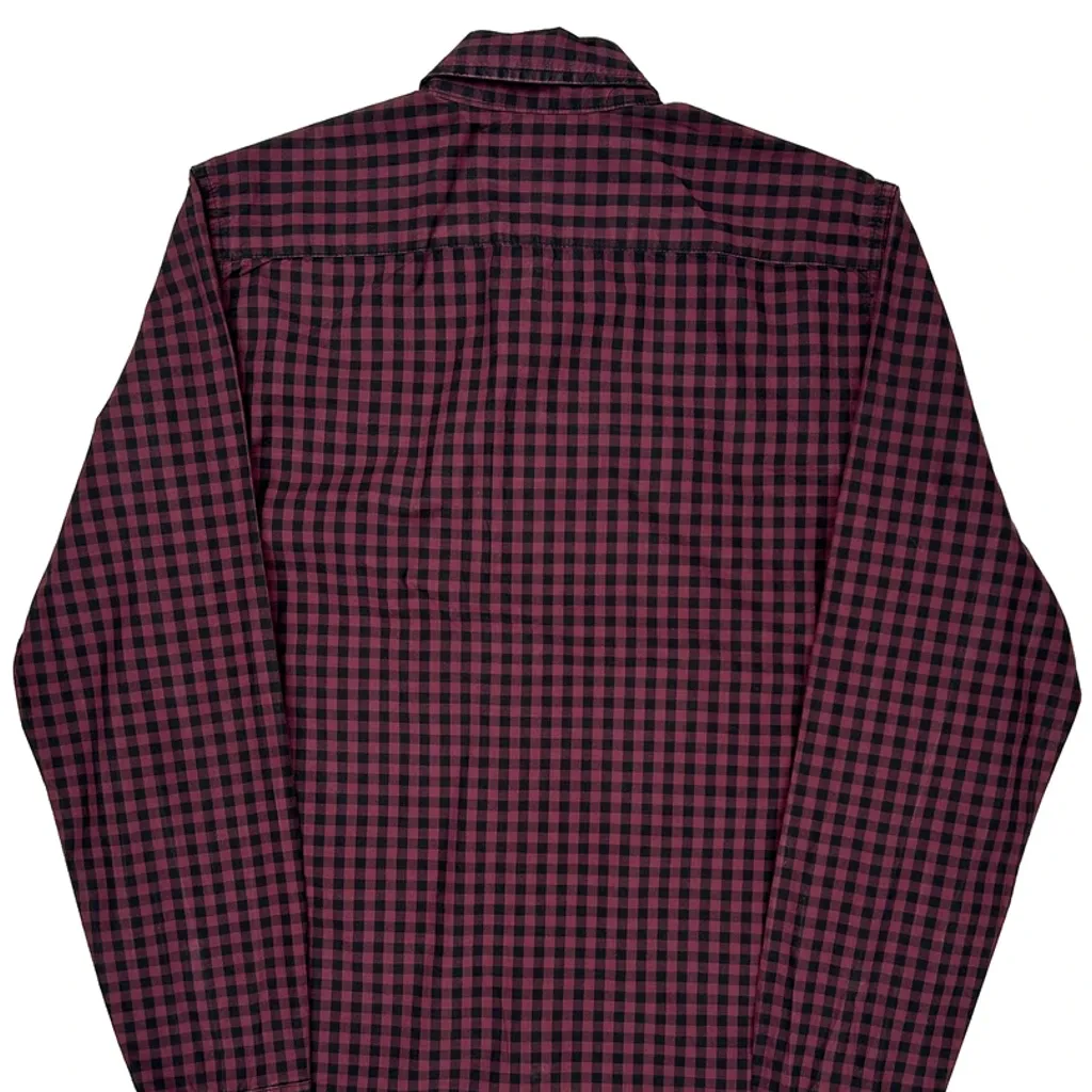 Levis Checked Shirt - Small Red Cotton - Image 6