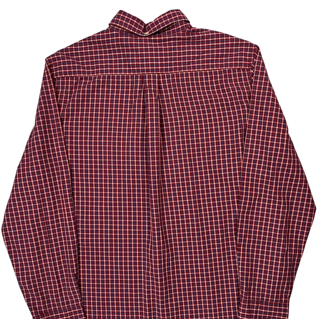 Levis Checked Shirt - XL Red Cotton - Image 6
