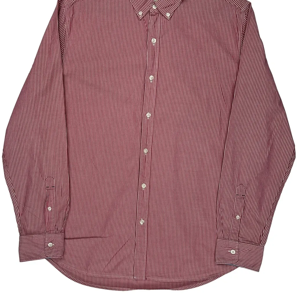 Levis Striped Shirt - XL Red Cotton - Image 5