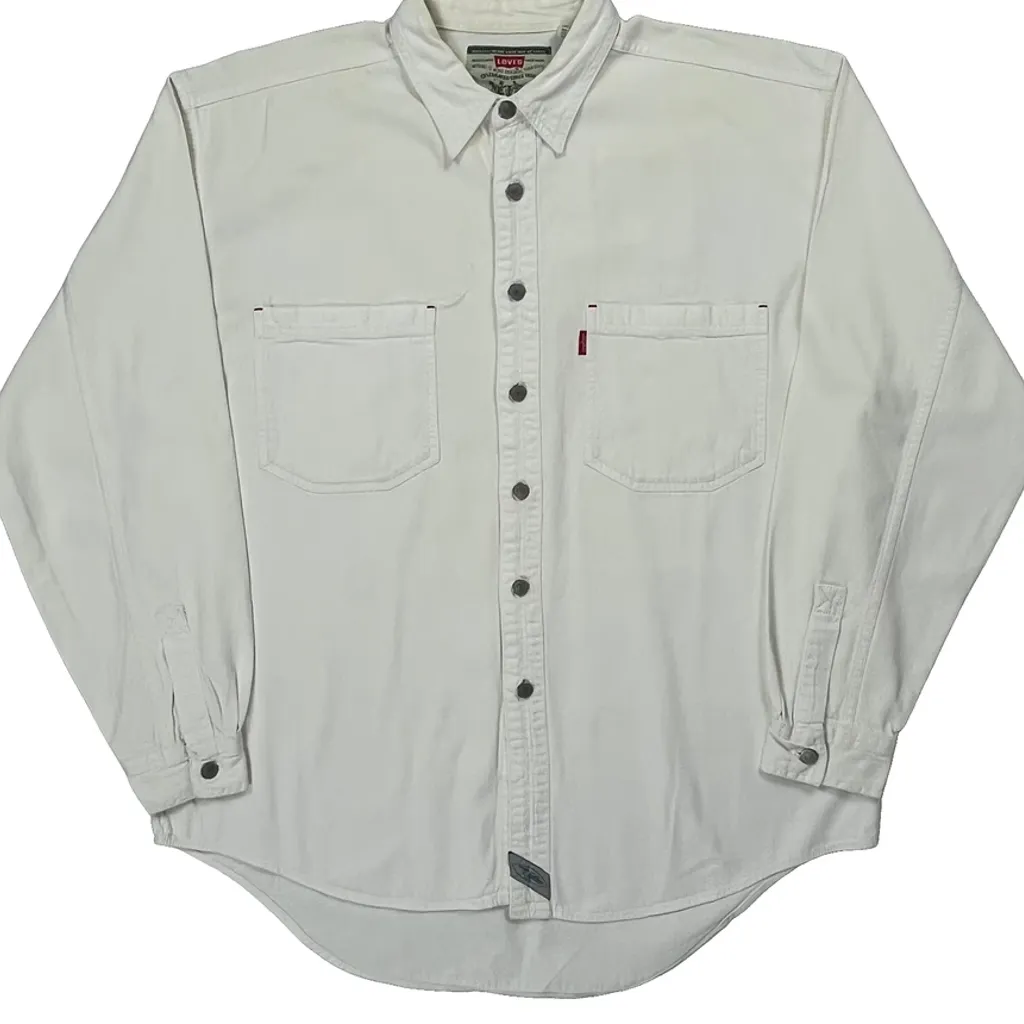 Levis Shirt - Large White Cotton - Image 5