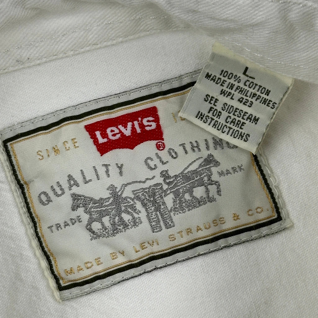 Levis Shirt - Large White Cotton - Image 3