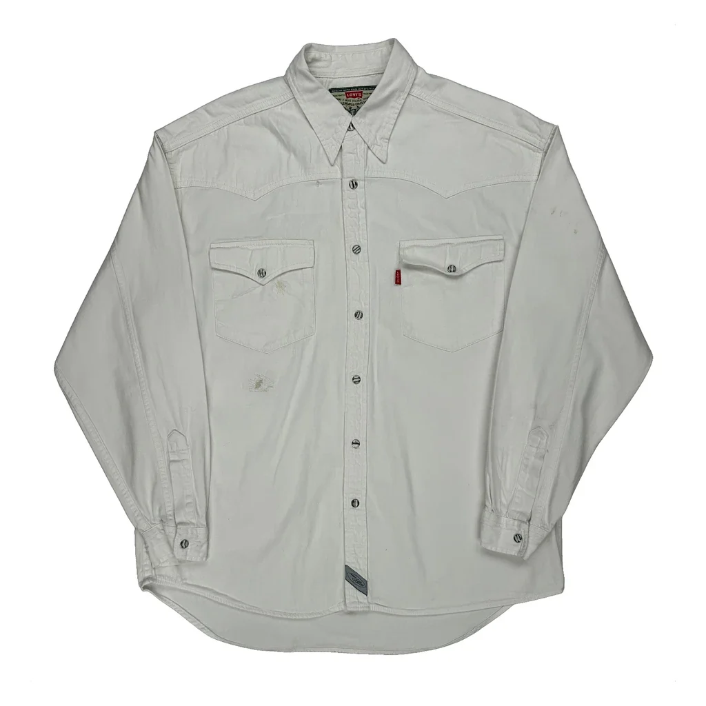 Levis Shirt - Large White Cotton