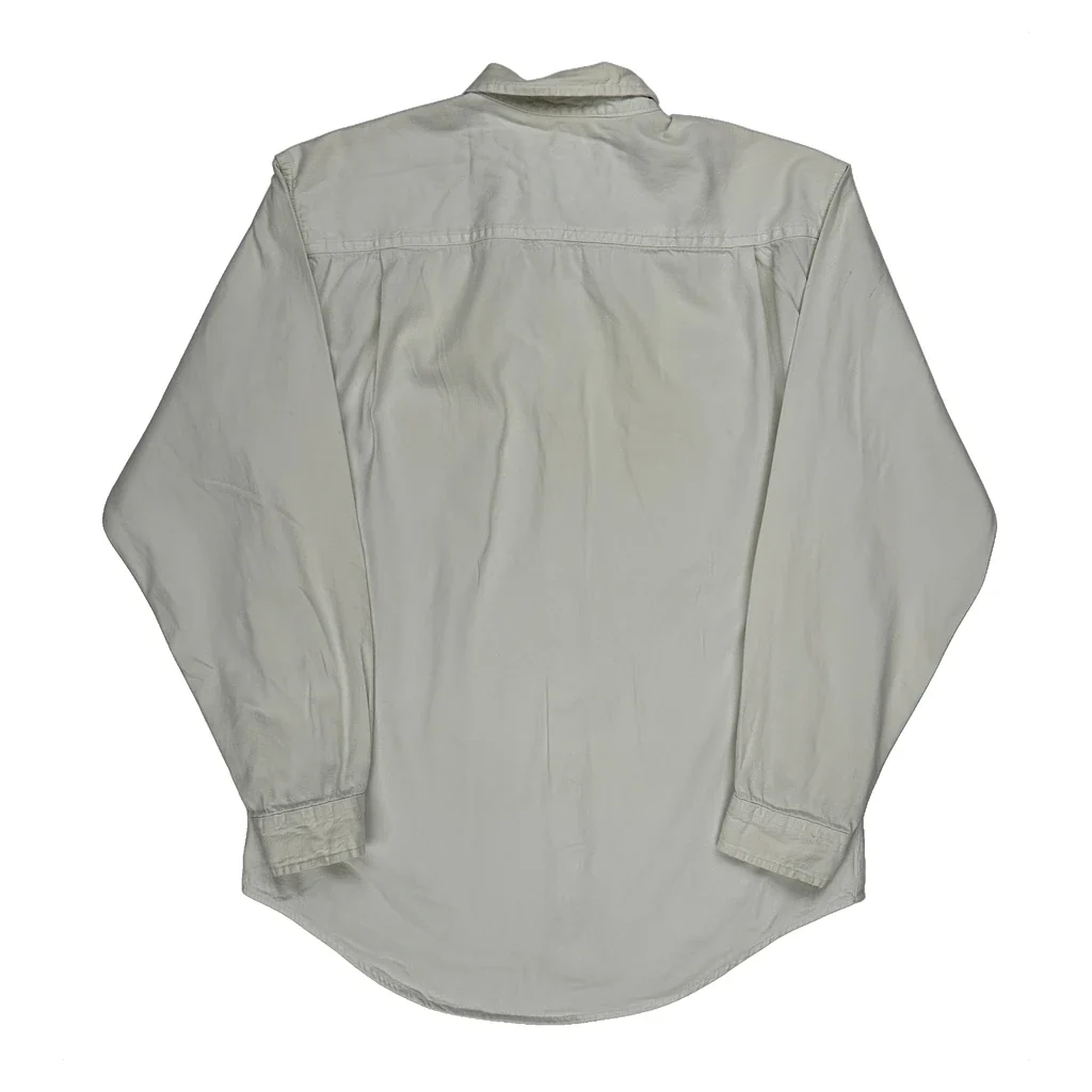 Levis Workwear Shirt - Medium White Cotton - Image 2