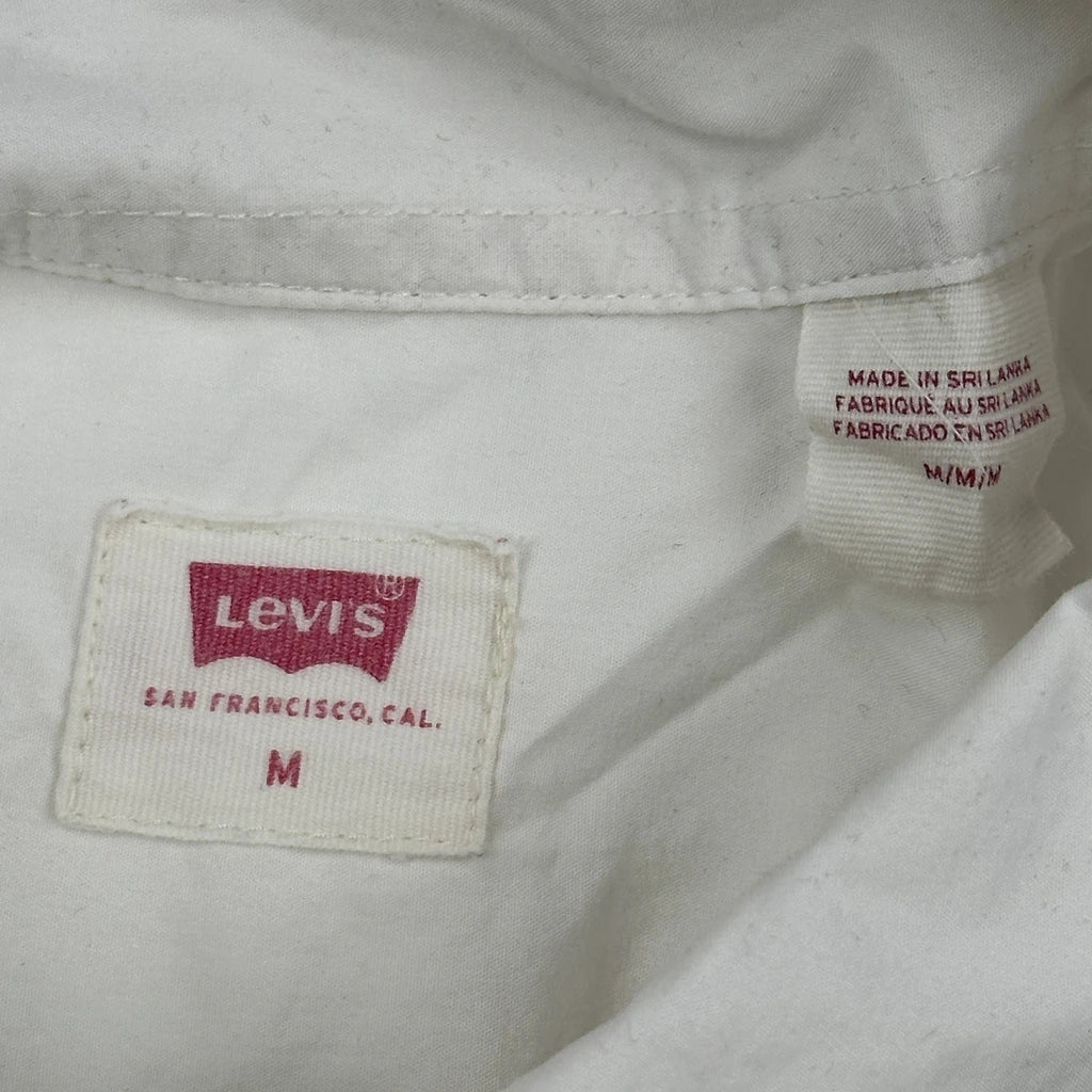 Levis Shirt - Medium White Cotton - Image 3