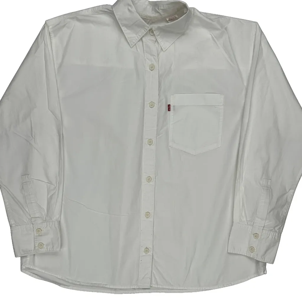 Levis Shirt - Medium White Cotton - Image 5