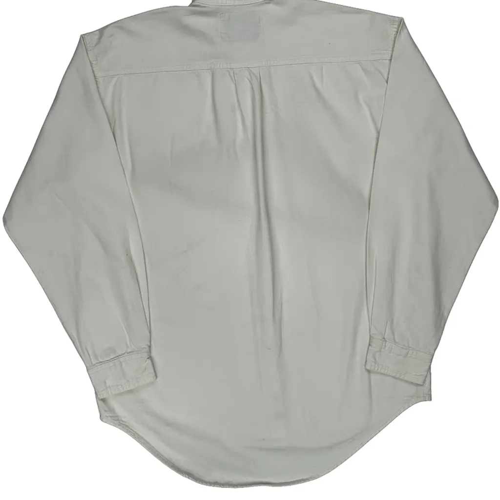 Levis Work Shirt - Medium White Cotton - Image 7