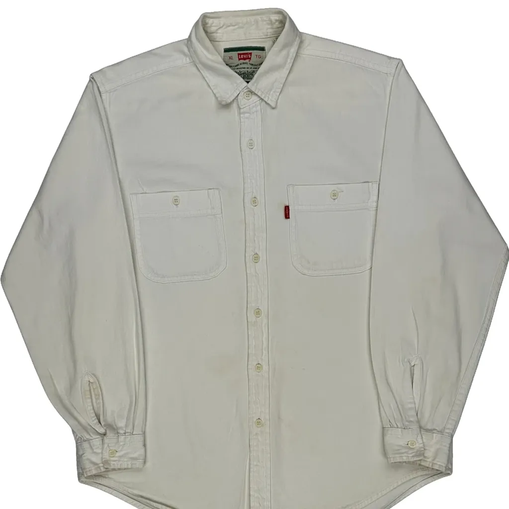 Levis Shirt - XL White Cotton - Image 5