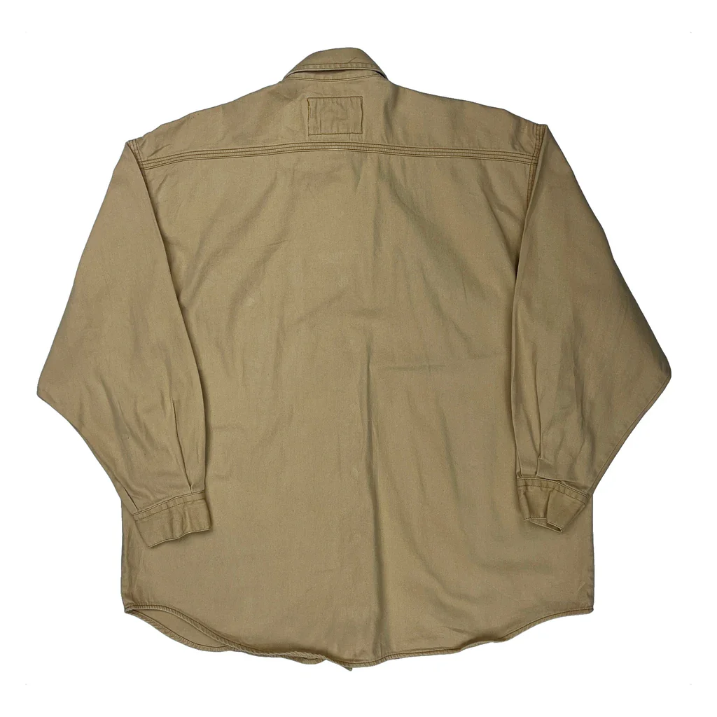 Levis Oversized Shirt - Medium Beige Cotton - Image 2