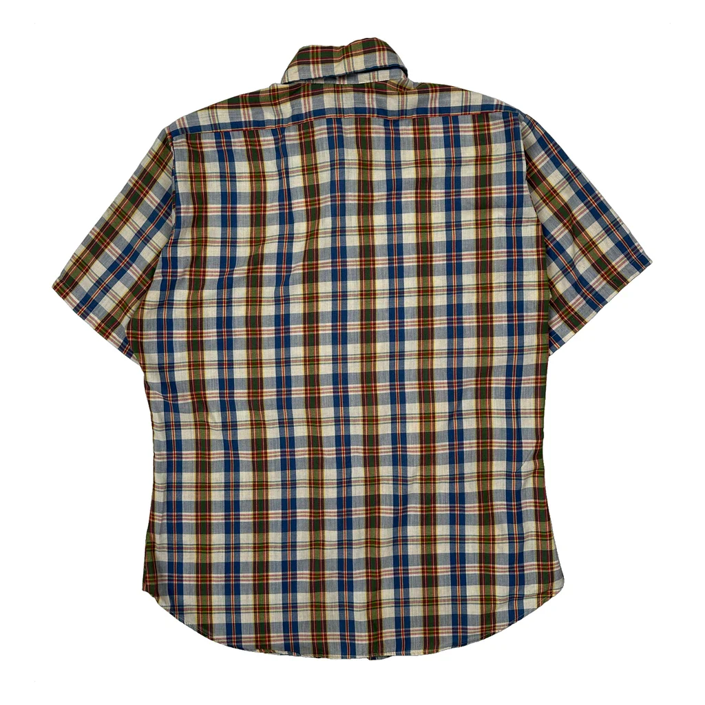 Levis Checked Short Sleeve Shirt - Medium Multicoloured Cotton - Image 2