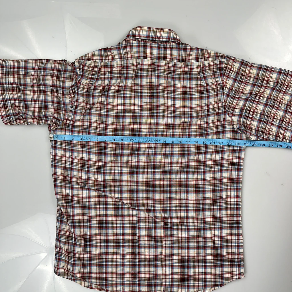 Levis Checked Short Sleeve Shirt - XL Multicoloured Cotton - Image 3