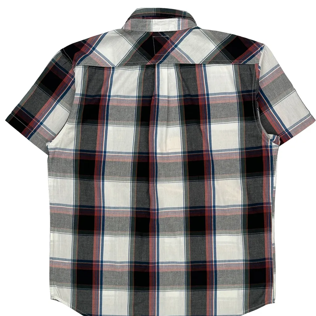 Levis Checked Short Sleeve Shirt - 2XL Multicoloured Cotton - Image 6