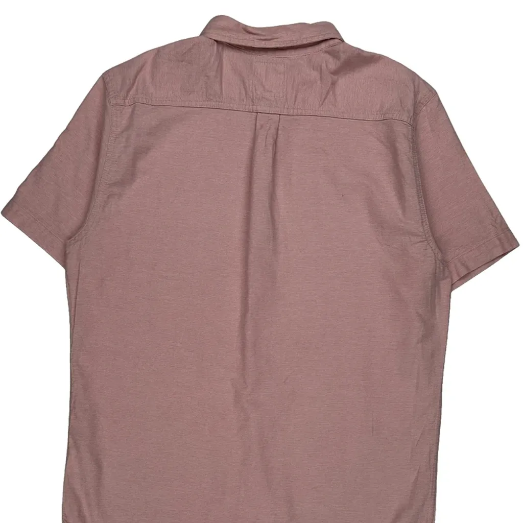 Levis Short Sleeve Shirt - Large Pink Cotton - Image 6