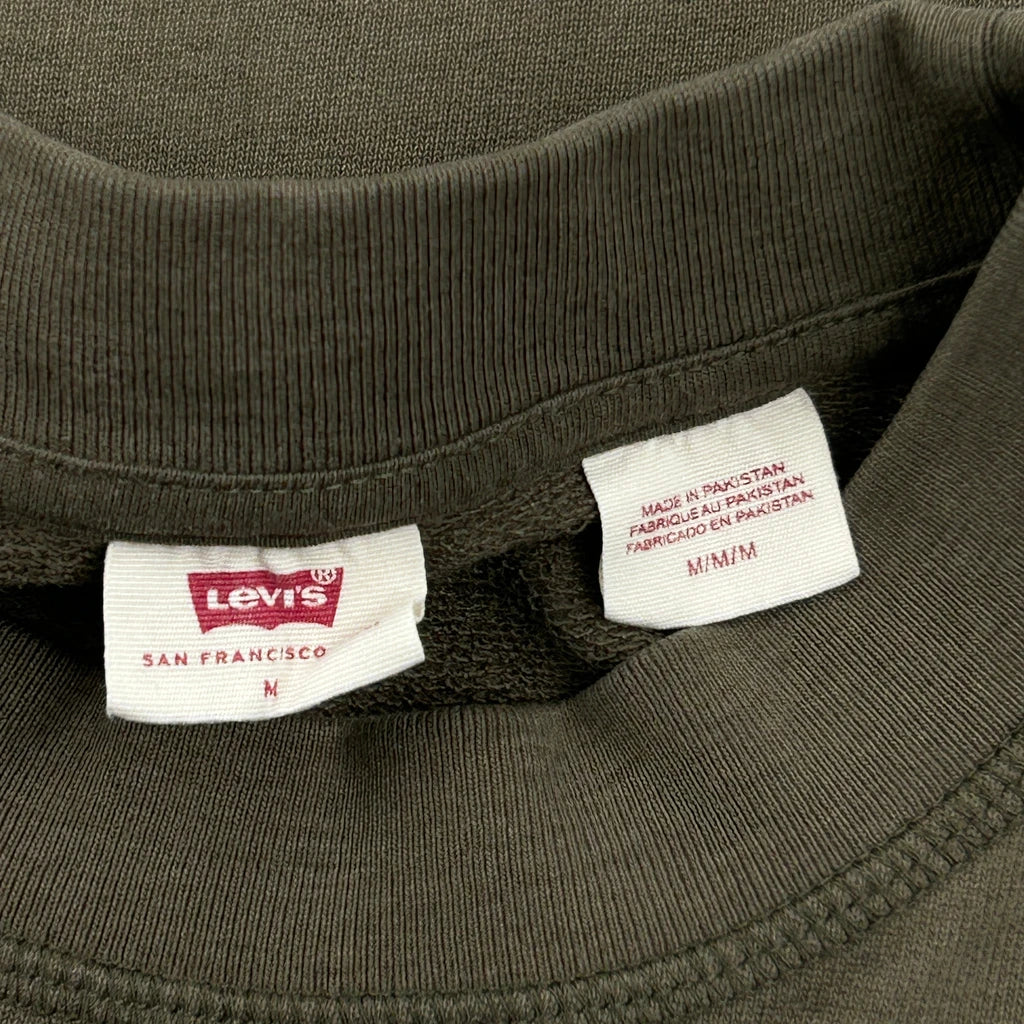 Levis Sweatshirt - Medium Green Cotton - Image 3