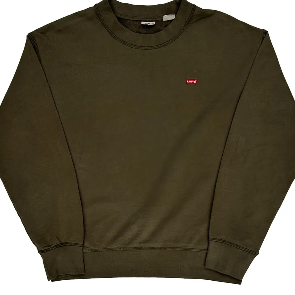 Levis Sweatshirt - Medium Green Cotton - Image 5