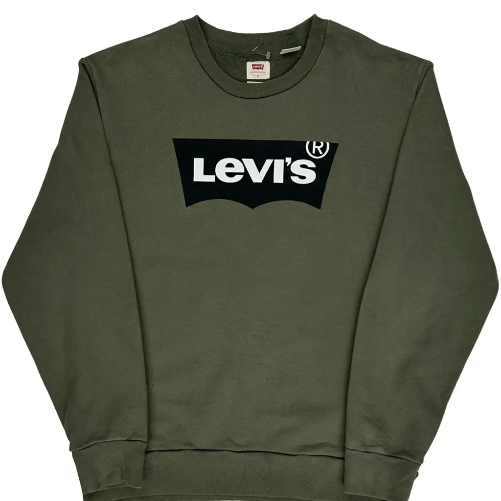 Levis Sweatshirt - Small Green Cotton - Image 4