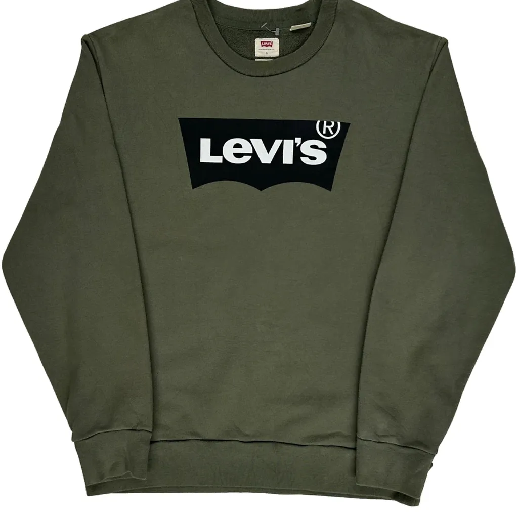 Levis Sweatshirt - Small Green Cotton - Image 5