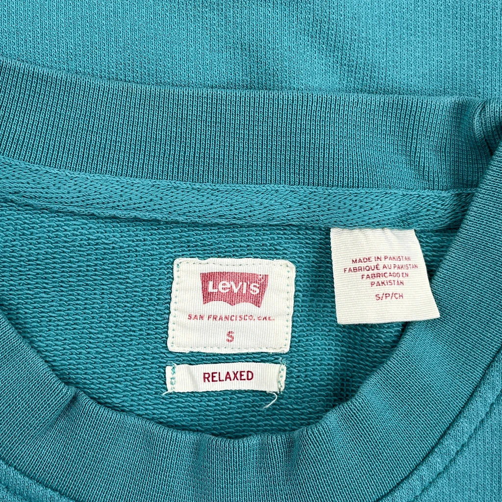 Levis Sweatshirt - Small Green Cotton - Image 3