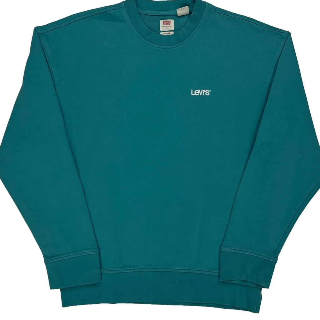 Levis Sweatshirt - Small Green Cotton - Image 4