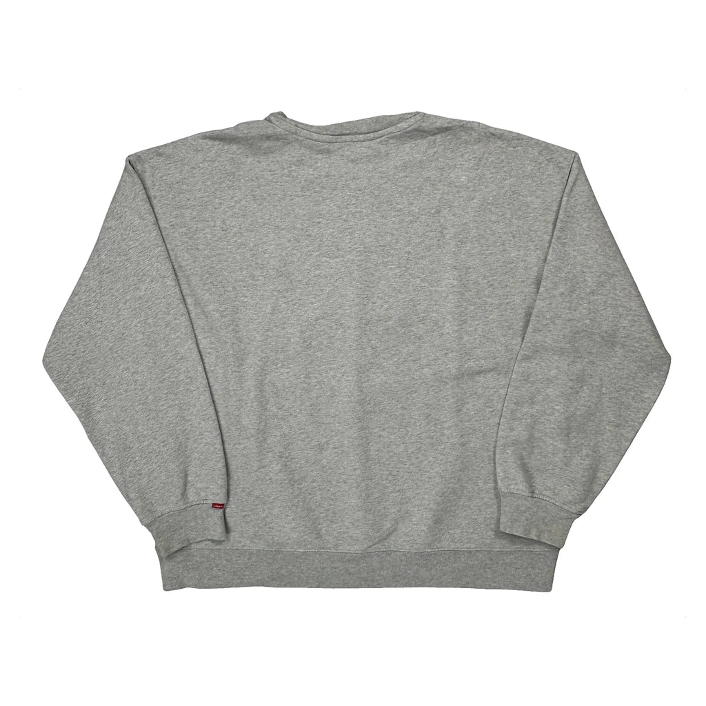 Levis Sweatshirt - Large Grey Cotton - Image 2