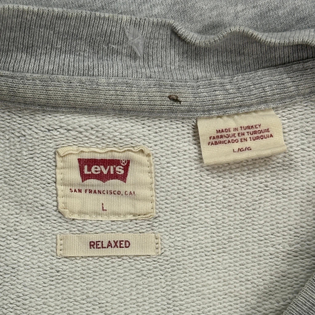 Levis Sweatshirt - Large Grey Cotton - Image 3