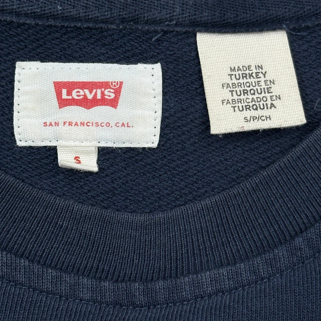 Levis Sweatshirt - Small Navy Cotton - Image 3