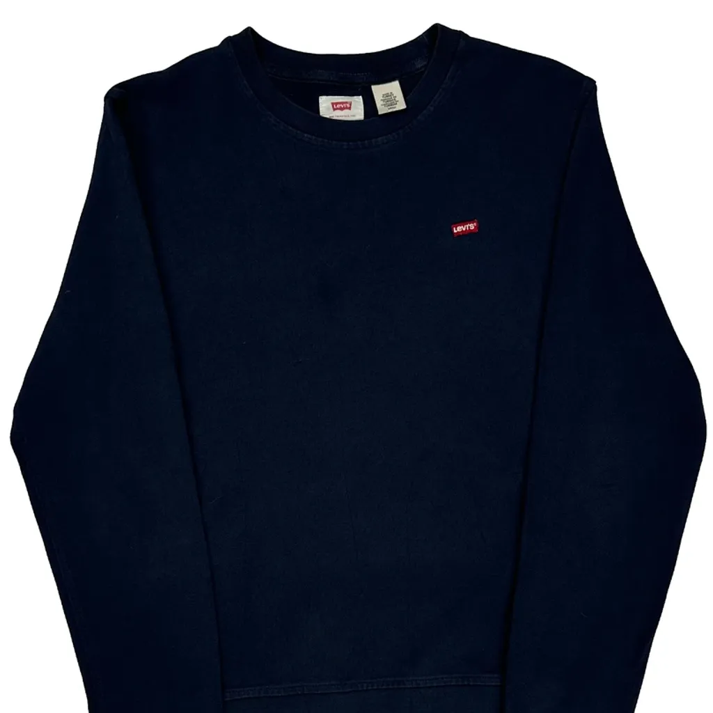 Levis Sweatshirt - Small Navy Cotton - Image 5