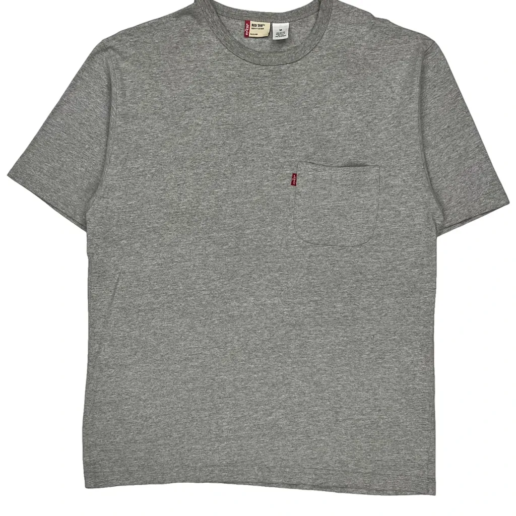 Levis T-Shirt - Medium Gray Cotton - Image 4