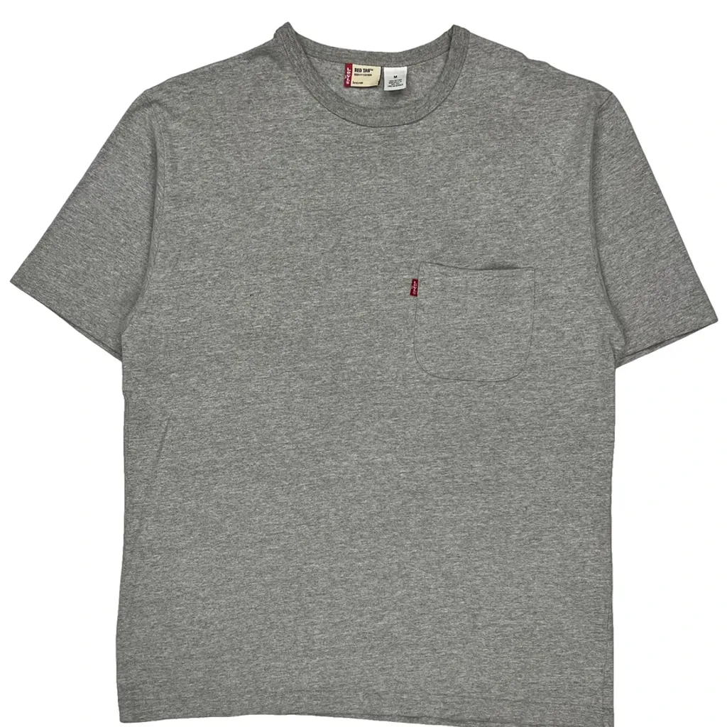Levis T-Shirt - Medium Gray Cotton - Image 5
