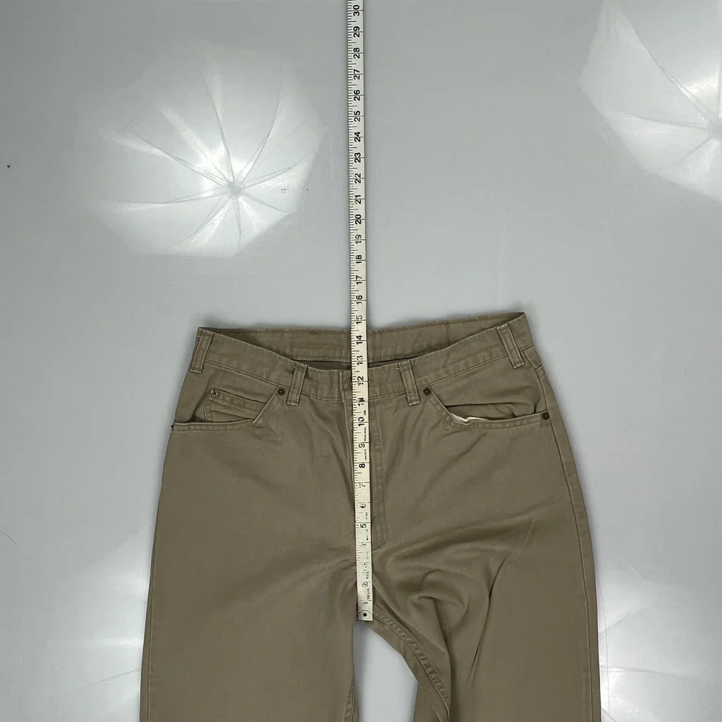 Levis Trousers - 34W 30L Beige Cotton - Image 4