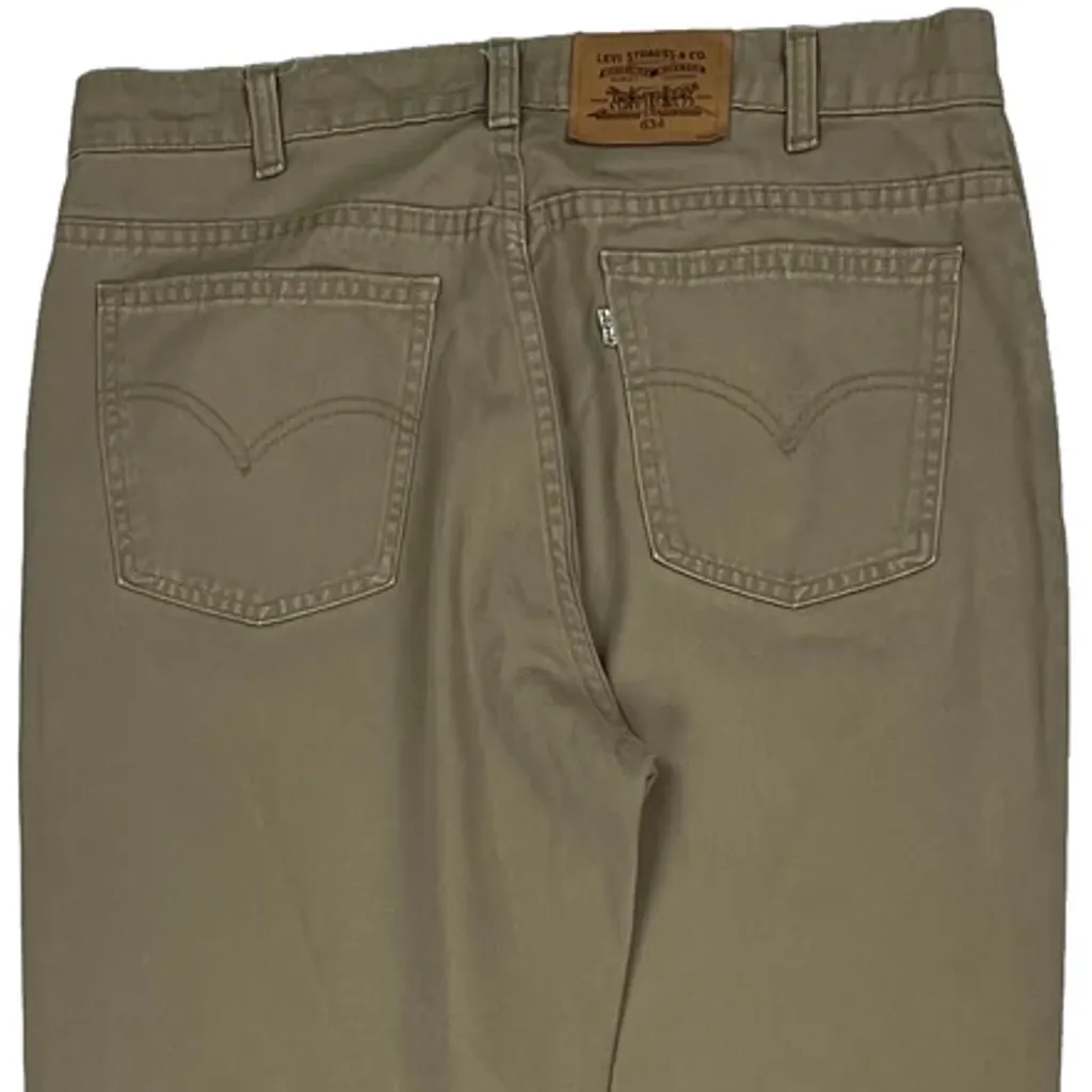Levis Trousers - 34W 30L Beige Cotton - Image 7