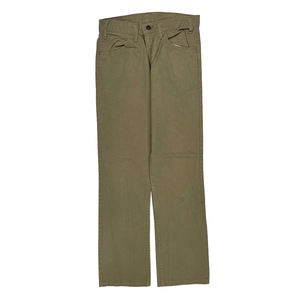Levis Trousers - 28W 30L Khaki Cotton - Image 2