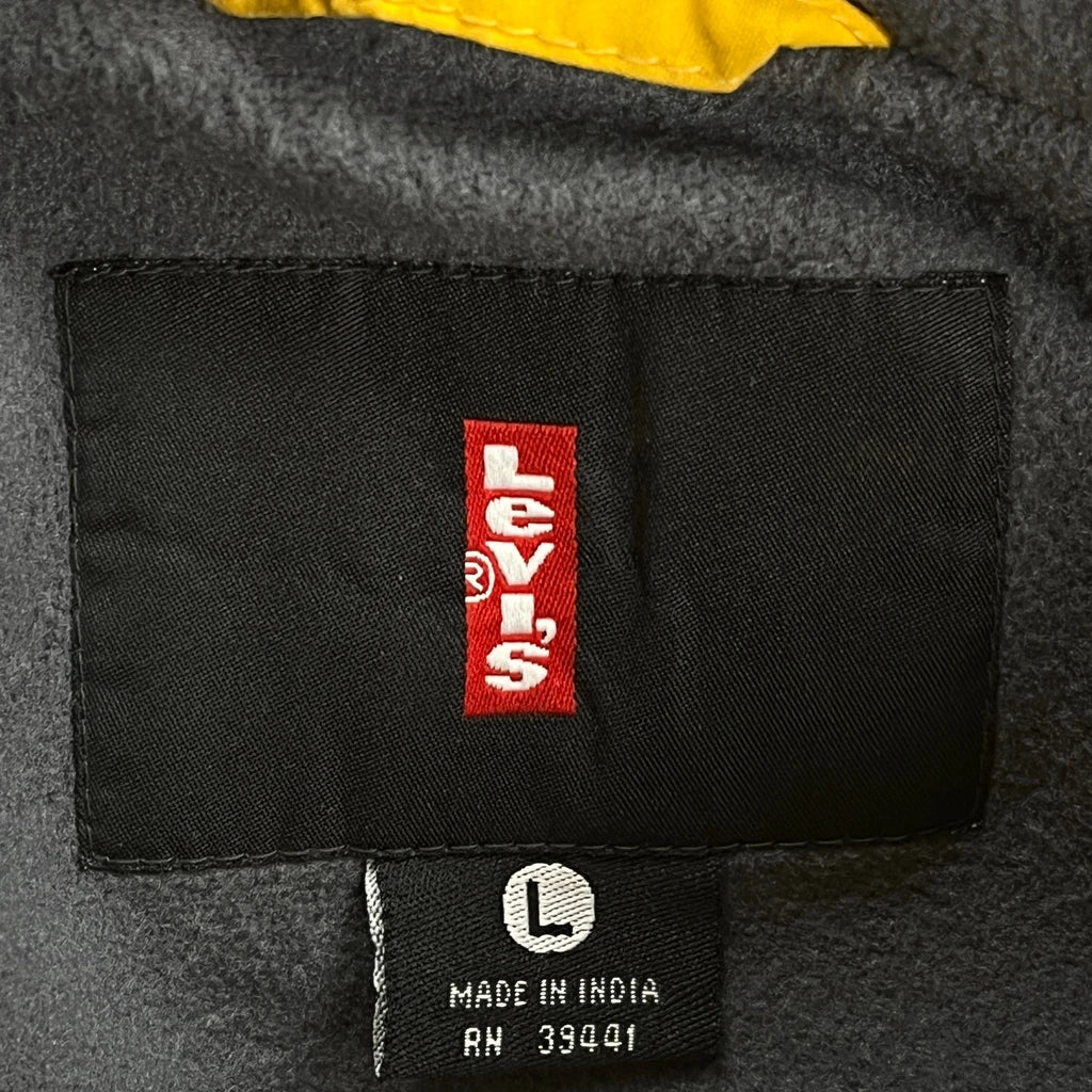 Levis Windbreaker - Large Yellow Polyester - Image 3