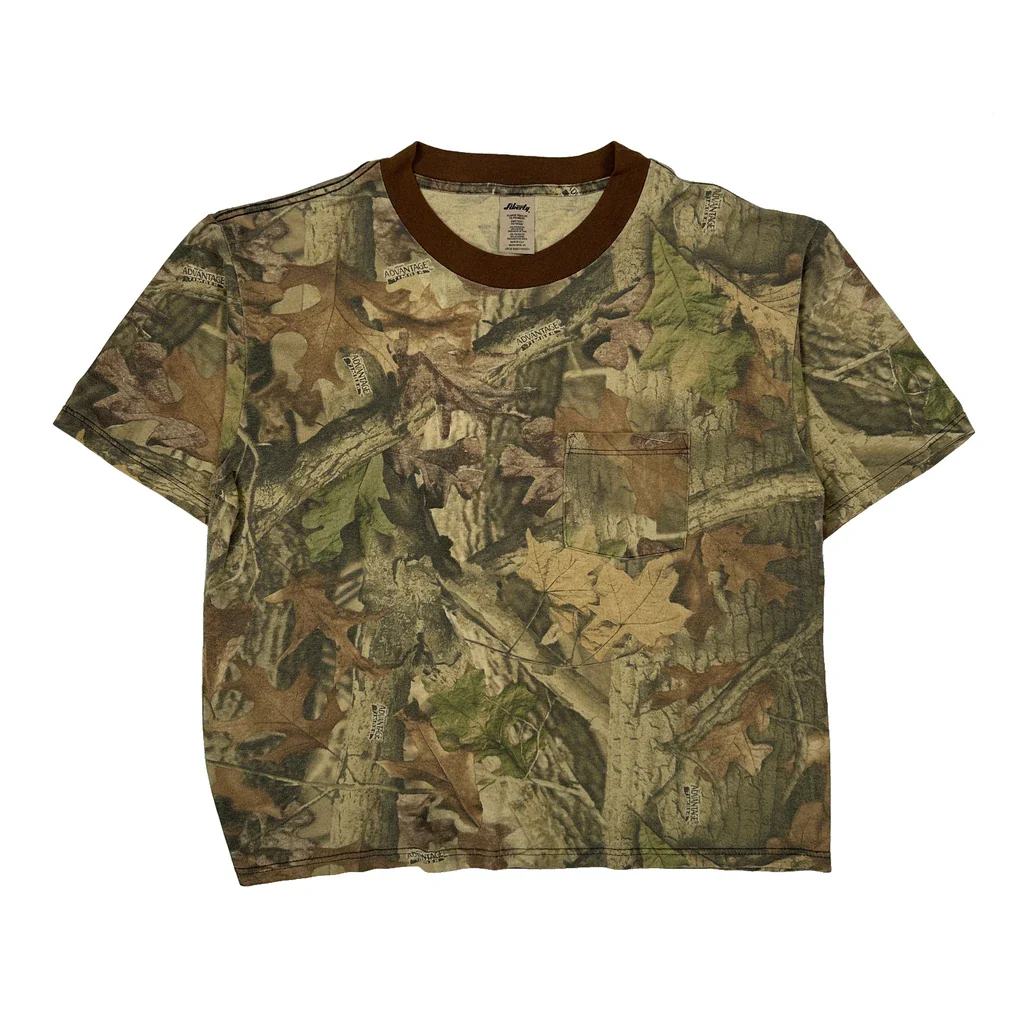 Liberty Camo Ringer T-Shirt - XL Camo Polyester Blend