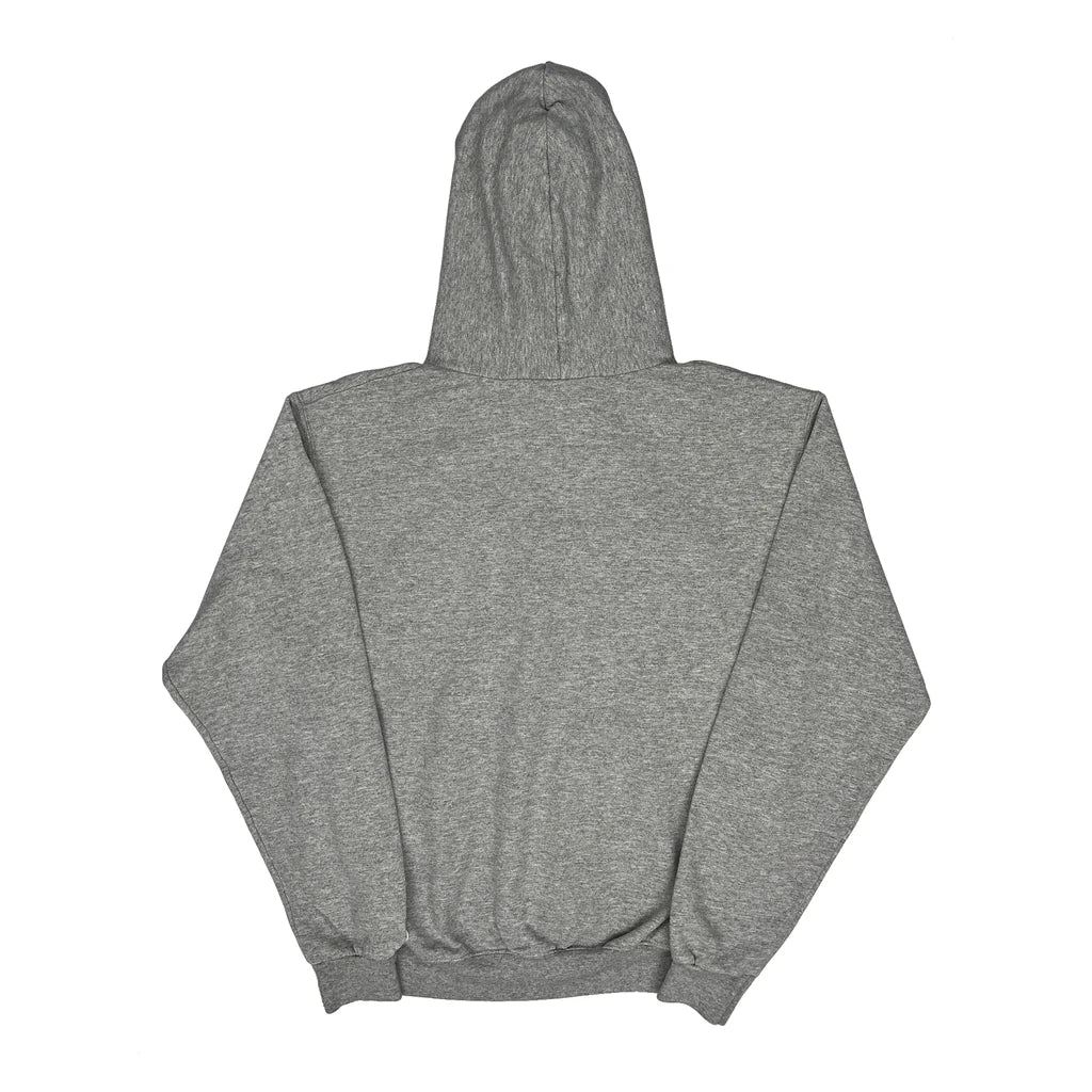 Lincoln Park Baseball Champion Hoodie - Medium Grey Cotton Blend - Image 2