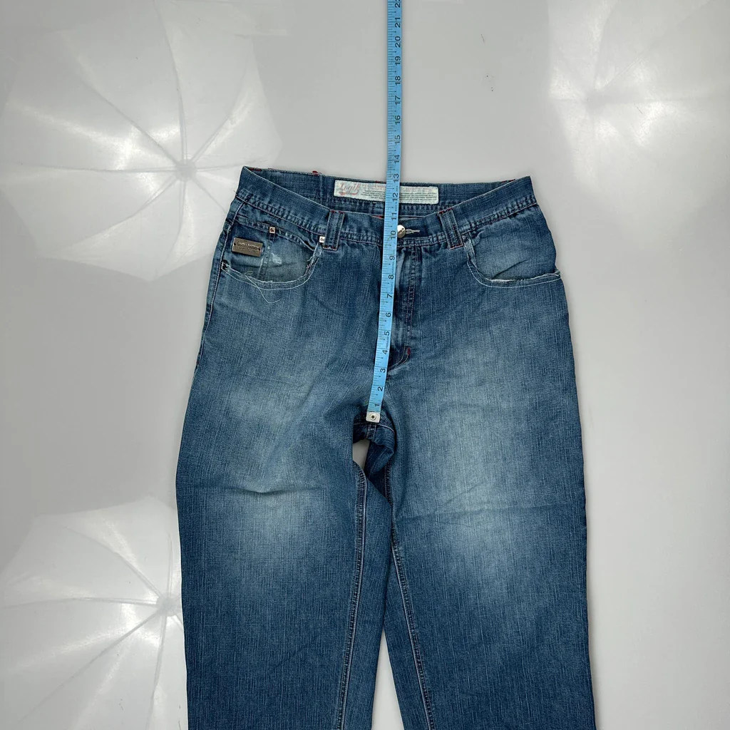 Logik Denim Shorts - 30W 24L Blue Denim - Image 4