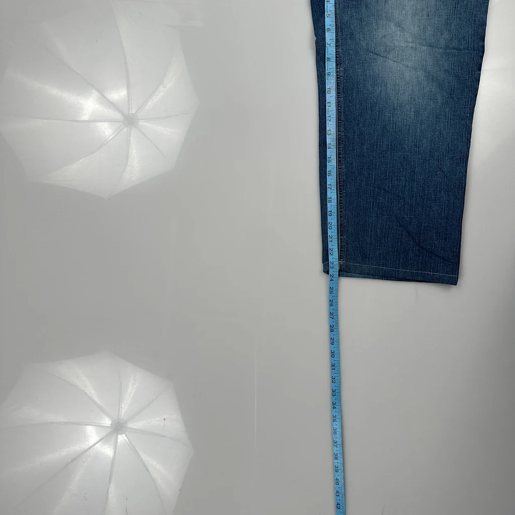 Logik Denim Shorts - 30W 24L Blue Denim - Image 5
