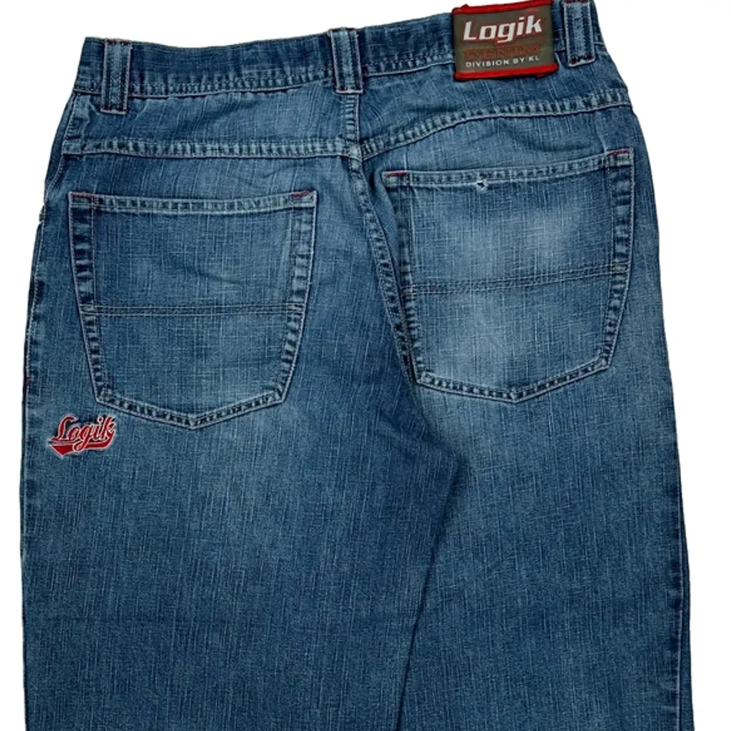 Logik Denim Shorts - 30W 24L Blue Denim - Image 6
