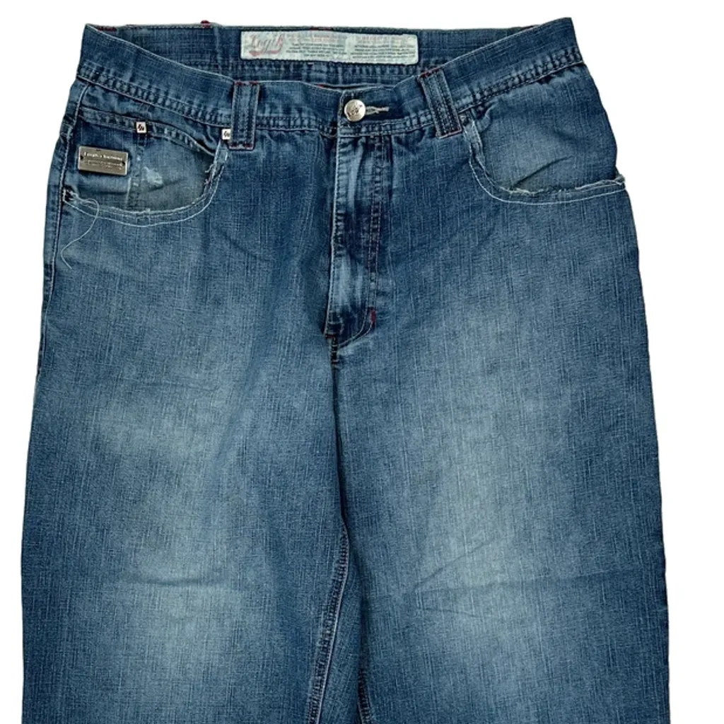 Logik Denim Shorts - 30W 24L Blue Denim - Image 9