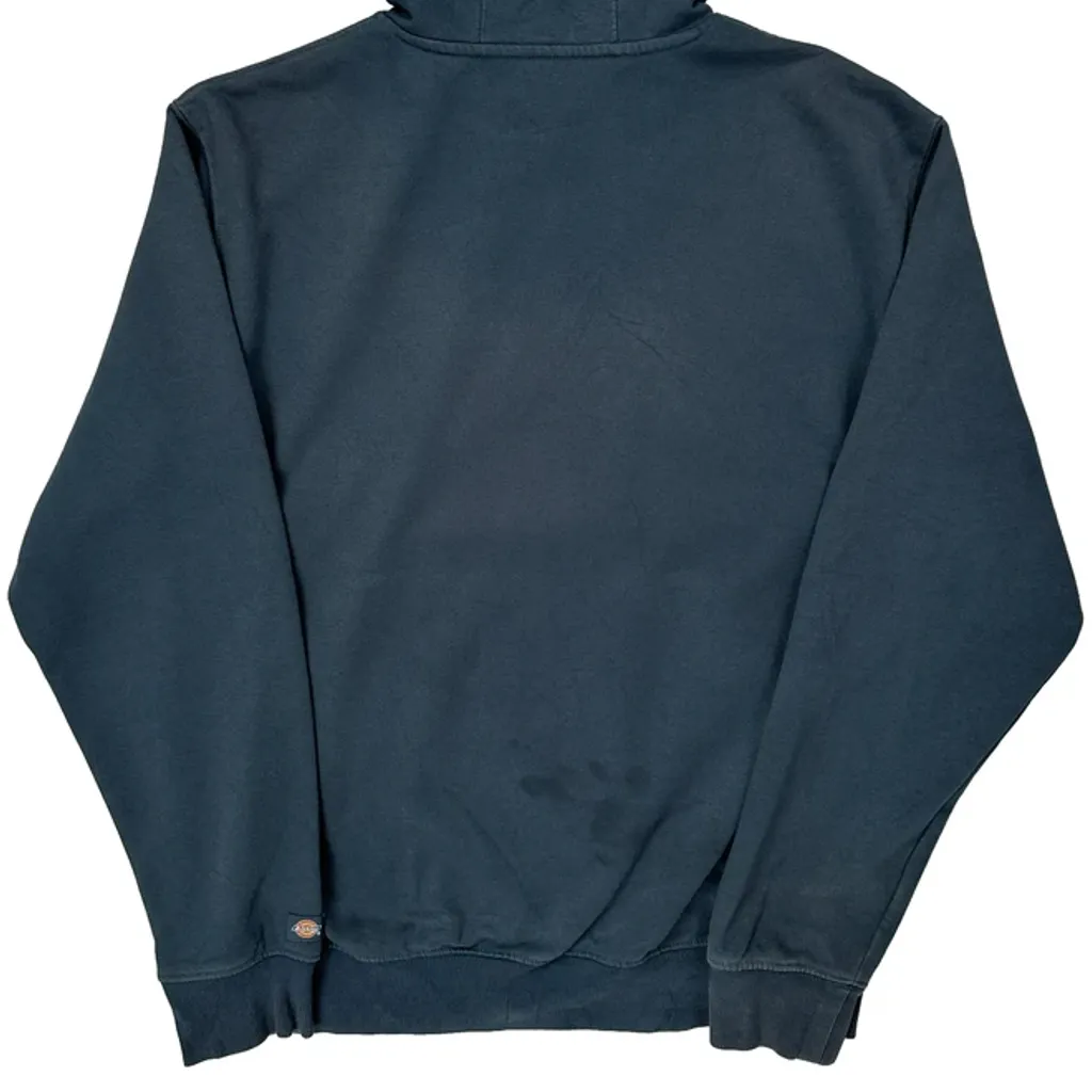 Logo Print Dickies Hoodie - Medium Blue Cotton - Image 6