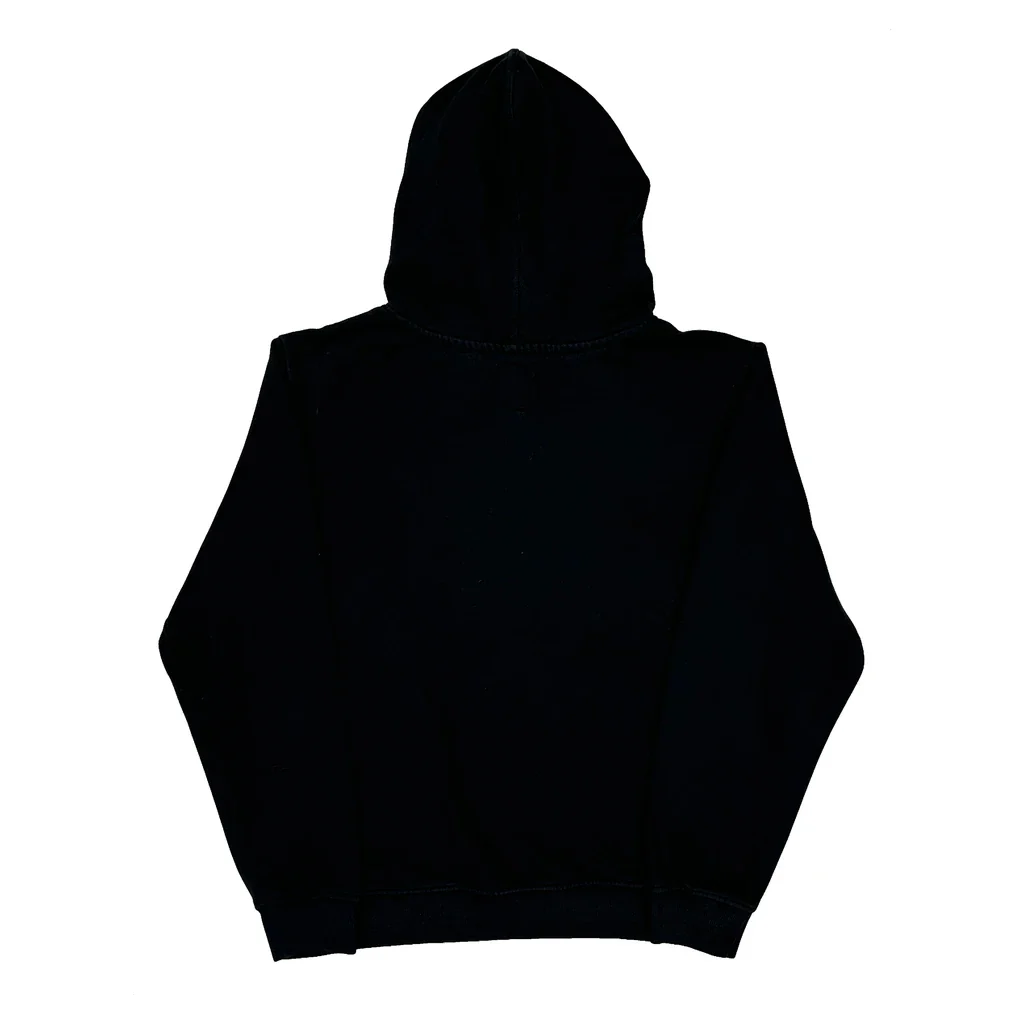 Logo Print Kappa Hoodie - Medium Black Cotton - Image 2