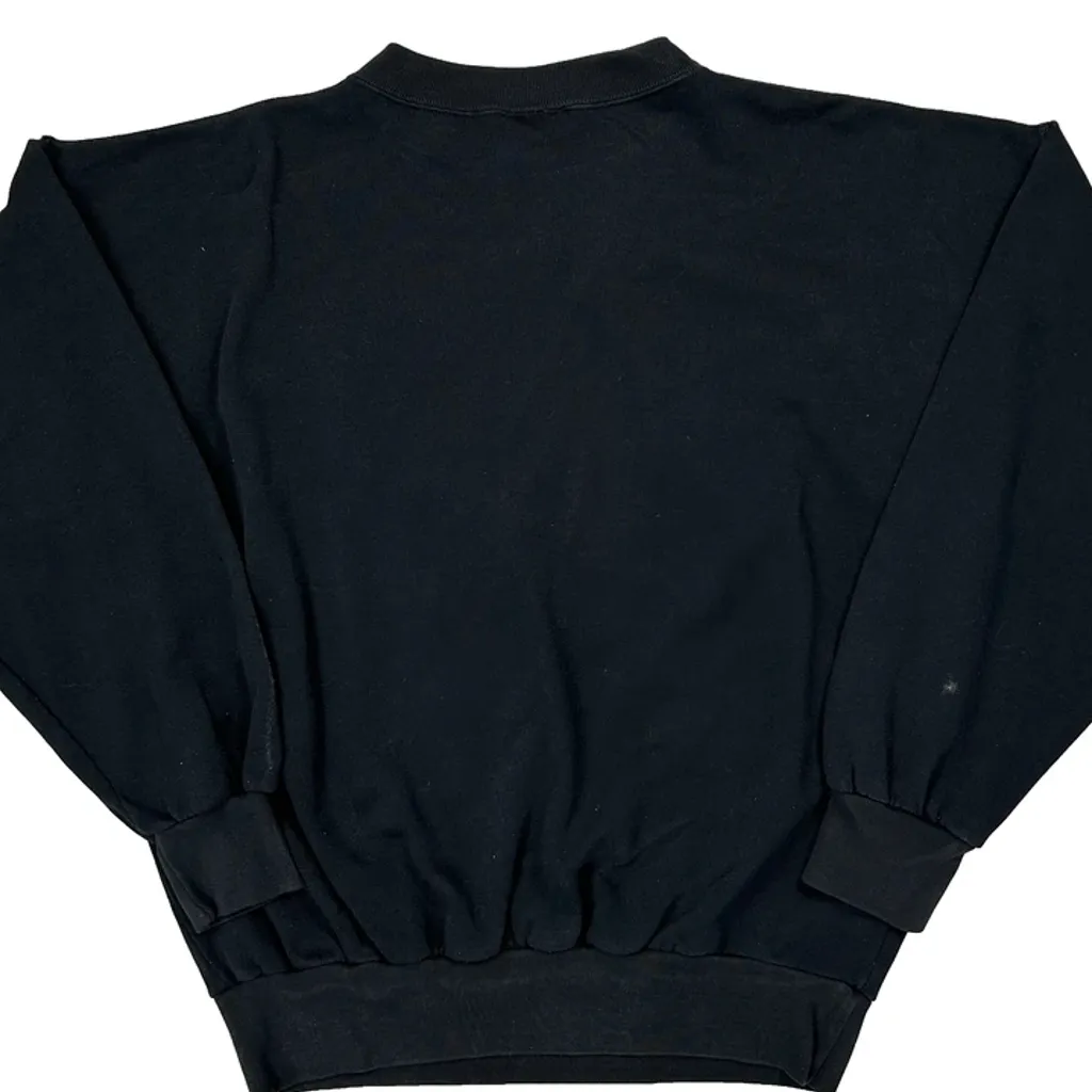 London England Theme Blues Graphic Sweatshirt - Large Black Cotton - Image 7
