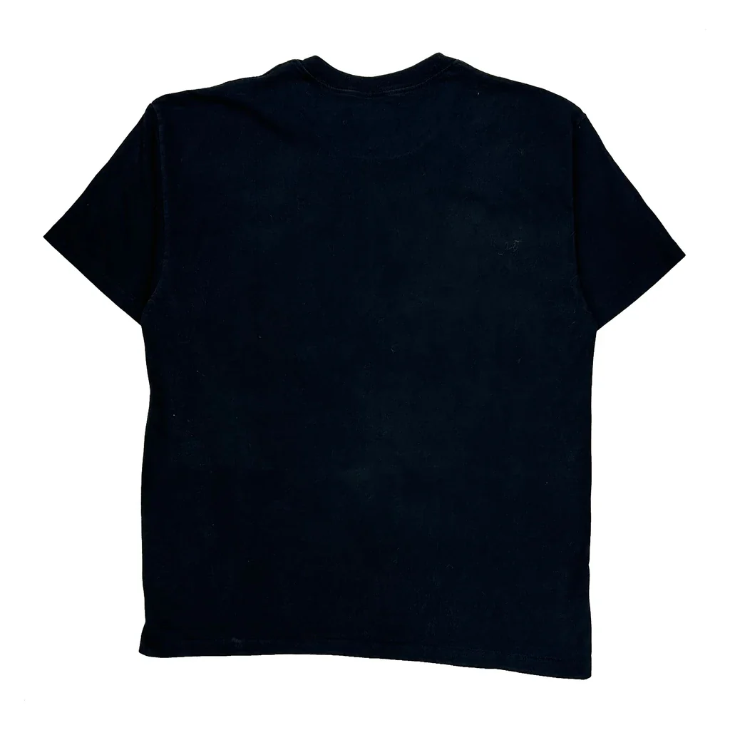 Looney Tunes Six Flags Single Stitch T-Shirt - XL Black Cotton - Image 2