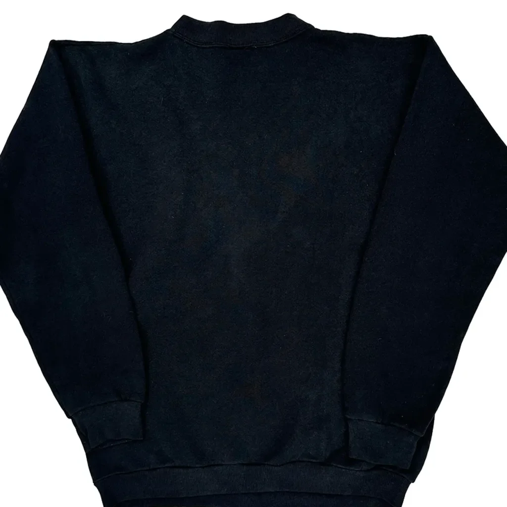 Looney Tunes Tultex Taz Christmas Sweatshirt - XL Black Cotton Blend - Image 6
