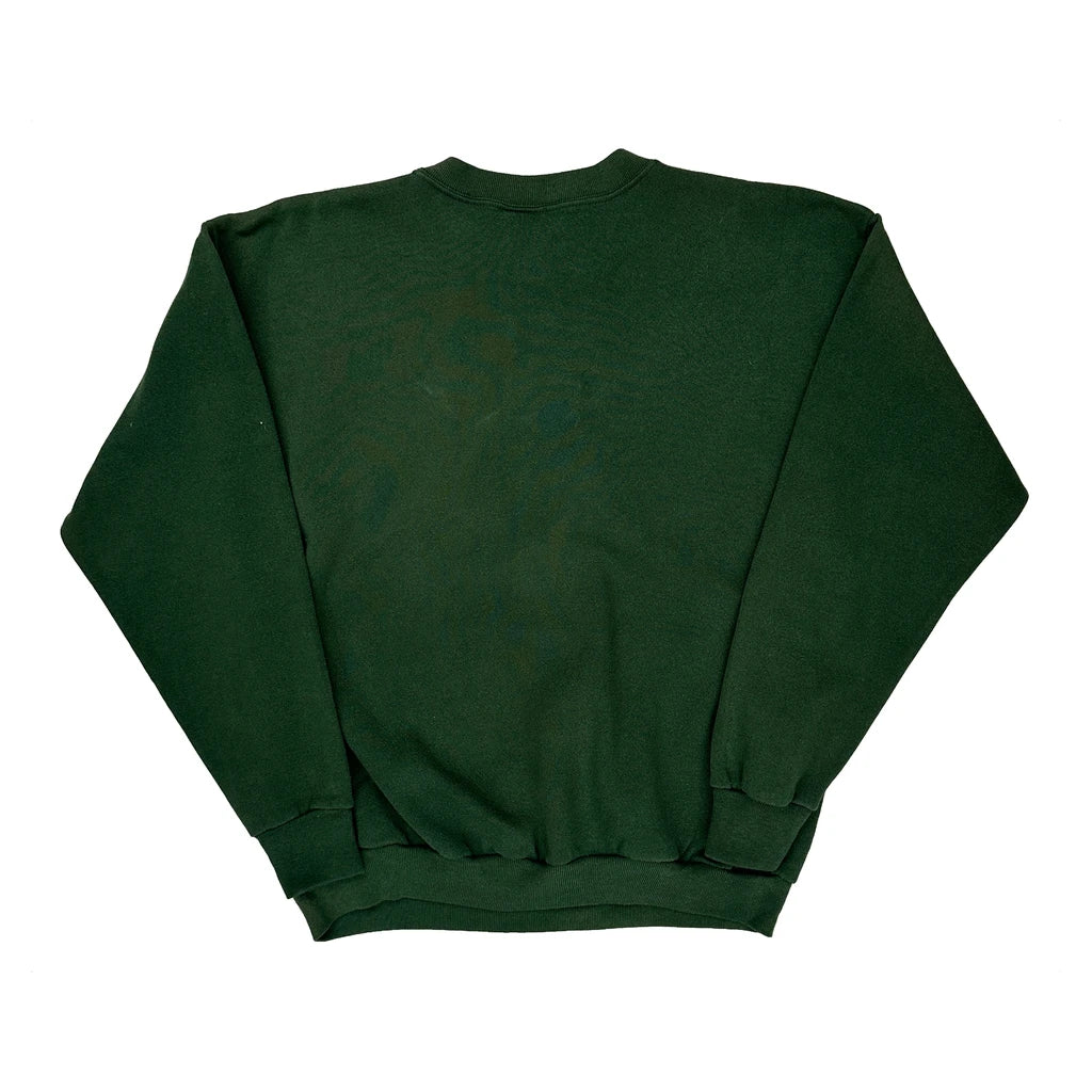 Looney Tunes Ultimate Sportswear Taz Christmas Sweatshirt - Large Green Cotton Blend - Image 2