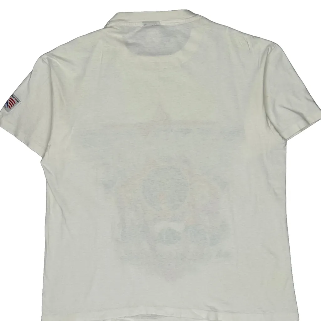 Looney Tunes World Cup Looney Tunes Graphic T-Shirt - XL White Cotton - Image 7