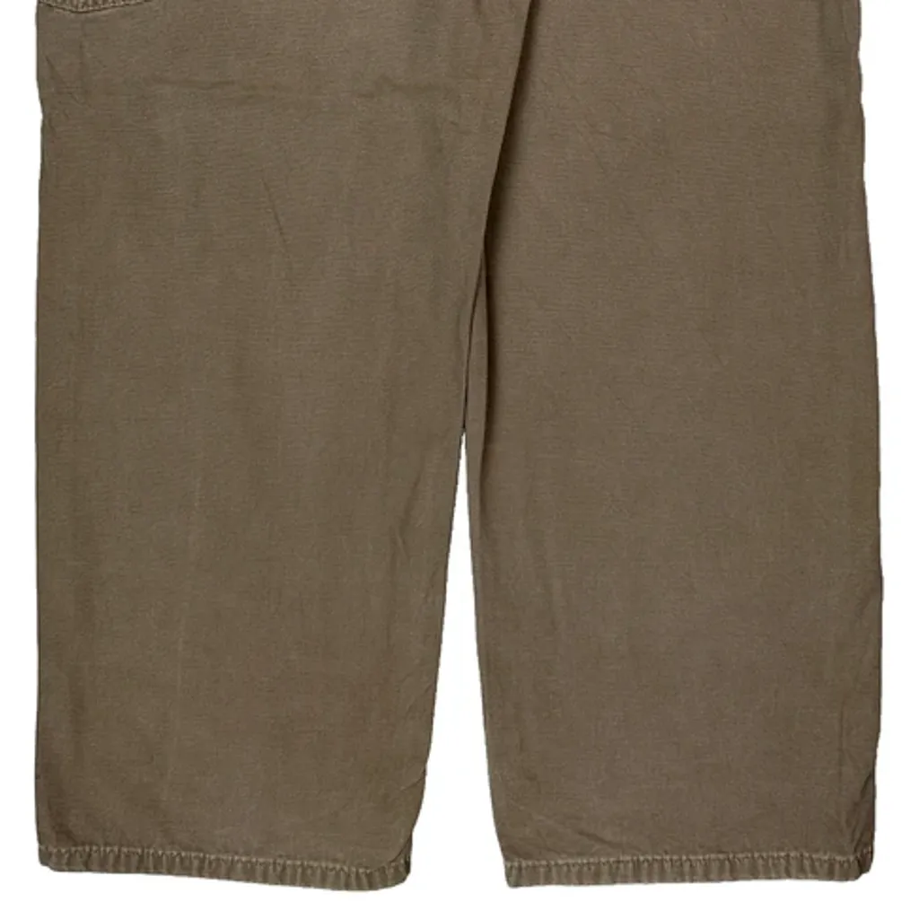 Loose Fit Carhartt B159 Mus Carpenter Trousers - 35W 30L Brown Cotton - Image 7